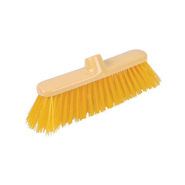 Stiff-Broom-Fully-Colour-Coded-Complete-with-Handle-Yellow-