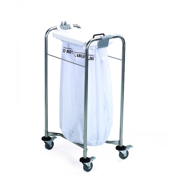 Stainless-Steel-Single-Bag-Laundry-Cart-