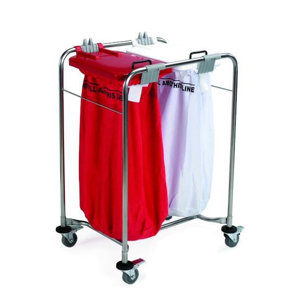 Stainless-Steel-Double-Bag-Laundry-Cart