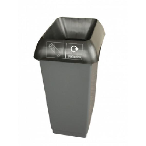 50L-Recycling-Bin-With-Black-Lid---Batteries-logo