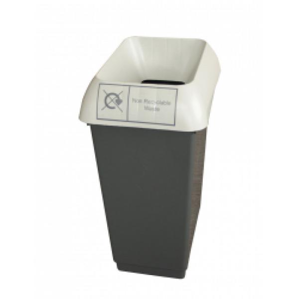 50L-Recycling-Bin-With-Grey-Lid---Non-Recy-Logo