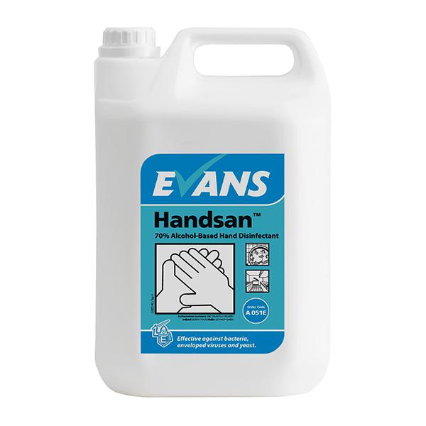 Evans Handsan Alcohol Hand Rub & Moisturiser