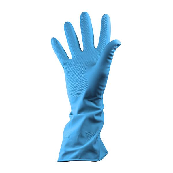 PAIR-Rubber-Household-Gloves-Medium---Blue