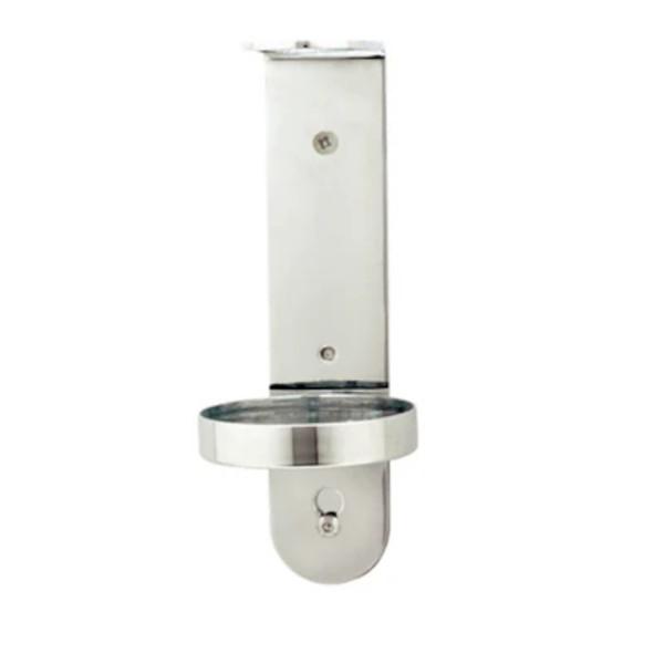 Stainless-Steel-Single-300ml-Bottle-Holder-Wall-Mounted