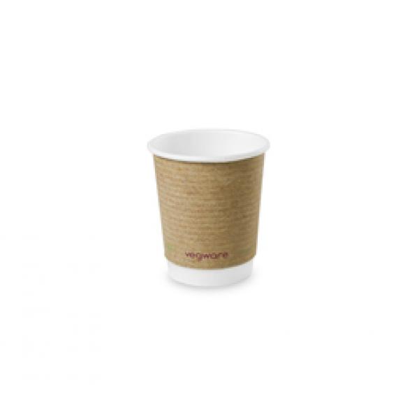 8oz double wall brown kraft cup - VDW-8